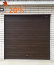 Секционные ворота RSD02LUX с интегрированным приводом DoorHan